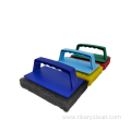 Scrub Pad with Plastic Handle for Kitchen Cleaning